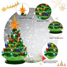 Load image into Gallery viewer, Gymax 9.5 Inch Artificial Christmas Tree Mini Ceramic Tabletop Tree Home Decor
