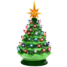 Load image into Gallery viewer, Gymax 9.5 Inch Artificial Christmas Tree Mini Ceramic Tabletop Tree Home Decor
