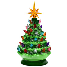 Load image into Gallery viewer, Gymax 9.5 Inch Artificial Christmas Tree Mini Ceramic Tabletop Tree Home Decor
