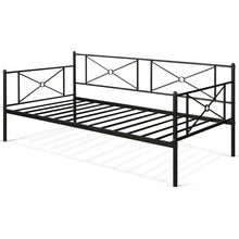 Load image into Gallery viewer, Gymax Metal Daybed Frame Twin Size Multifunctional Platform Bed Stable Steel Slats
