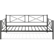 Load image into Gallery viewer, Gymax Metal Daybed Frame Twin Size Multifunctional Platform Bed Stable Steel Slats
