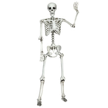 Load image into Gallery viewer, Gymax Full Body Halloween Skeleton 5.4ft Life Size w/ Hanging Rope Movable Joints

