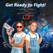 Load image into Gallery viewer, Gymax Infrared Laser Tag Guns 2 Players Blasters Game w/ 2 Walkie talkies &amp; Helicopter
