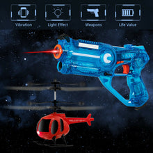 Load image into Gallery viewer, Gymax Infrared Laser Tag Guns 2 Players Blasters Game w/ 2 Walkie talkies &amp; Helicopter
