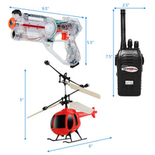 Load image into Gallery viewer, Gymax Infrared Laser Tag Guns 2 Players Blasters Game w/ 2 Walkie talkies &amp; Helicopter
