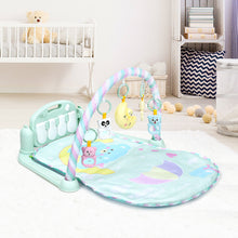 Load image into Gallery viewer, Gymax Baby Gym Play Mat 3 in 1 Fitness Music and Lights Fun Piano Activity Center Toys
