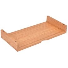 Load image into Gallery viewer, Gymax Bamboo Monitor Stand Riser Storage Organizer Laptop Desktop
