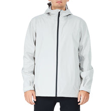 Load image into Gallery viewer, Gymax Men&#39;s Windproof Rain Jacket Hooded Coat Black/ Grey/ Navy
