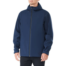 Load image into Gallery viewer, Gymax Men&#39;s Windproof Rain Jacket Hooded Coat Black/ Grey/ Navy
