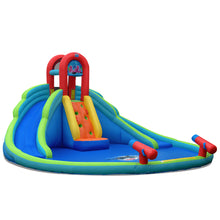 Load image into Gallery viewer, Gymax Inflatable Bounce House Dual Slide Climbing Wall Splash Pool w/ Blower
