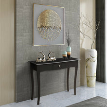 Load image into Gallery viewer, Gymax Wooden Console Table Hallway Entryway Side Sofa Accent Storage Drawer Black
