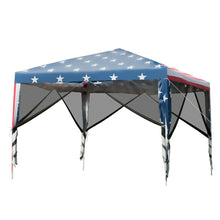 Load image into Gallery viewer, Gymax 10&#39; x 10&#39; Outdoor Pop-up Canopy Tent w/ Mesh Sidewalls Carrying Bag
