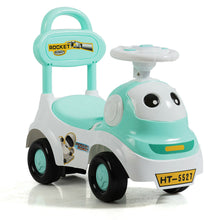 Load image into Gallery viewer, Gymax 3-in-1 Baby Walker Sliding Car Pushing Cart Toddler Ride On Toy w/ Sound Orange/Green
