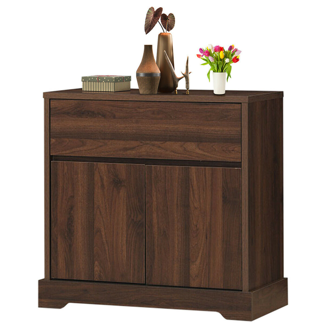 Gymax Buffet Sideboard Server Cupboard Cabinet Console Table W/ Storage Drawer