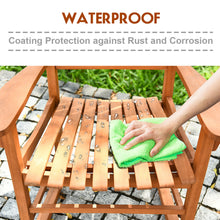 Load image into Gallery viewer, Gymax 2 PCS Outdoor Eucalyptus Rocking Chair Single Rocker for Patio Deck Natural
