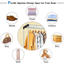 Load image into Gallery viewer, Gymax Freestanding Clothes Garment Organizer Closet Rack w/5 Shelves &amp;2 Hanging Rods
