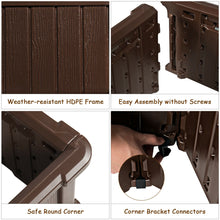 Load image into Gallery viewer, Gymax 2 Pcs 48.5'' Raised Garden Bed Square Plant Box Planter Flower Vegetable Brown
