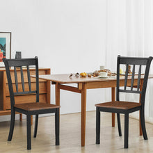 Load image into Gallery viewer, Gymax 4PCS Wooden Dining Side Chair High Back Armless Home Furniture Black
