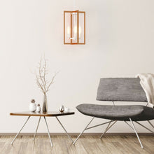 Load image into Gallery viewer, Gymax 3-Lights Pendant Lamp Flush Mount Geometric Metal Chandelier w/ Iron Lamp Shade
