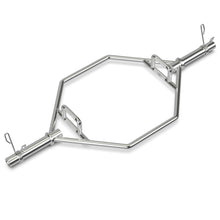 Load image into Gallery viewer, Gymax 56&#39;&#39; Olympic Hexagon Deadlift Bar Trap Bar w/ Folding Grips Powerlifting Push ups
