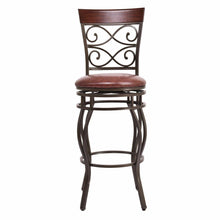 Load image into Gallery viewer, Gymax 2PCS Retro Swivel Bar Stools w/ Padded Seat Home Kitchen Pub Bistro
