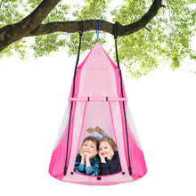 Load image into Gallery viewer, Gymax 40&#39;&#39; Kids Hanging Chair Swing Tent Set Hammock Nest Pod Seat
