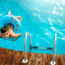 Load image into Gallery viewer, Gymax 3 Step Stainless Steel Swimming Pool Ladder Handrail for In Ground Pool
