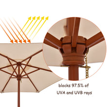 Load image into Gallery viewer, Gymax Children Outdoor 4 Seat Kids Picnic Table Bench with Folding Umbrella
