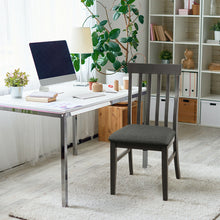 Load image into Gallery viewer, Gymax Set of 2 Wood Dining Chair High Back Upholstered Armless Side Chair Home Kitchen
