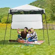 Load image into Gallery viewer, Gymax 7x7 FT Slant Leg Pop-up Canopy Tent Shelter Adjustable Portable Carry Bag
