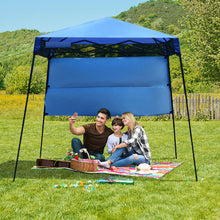 Load image into Gallery viewer, Gymax 7x7 FT Slant Leg Pop-up Canopy Tent Shelter Adjustable Portable Carry Bag
