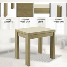 Load image into Gallery viewer, Gymax European Style End Table Coffee Table Nightstand Bedroom Living Room Oak
