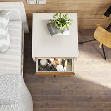 Load image into Gallery viewer, Gymax Wooden Nightstand Mid-Century End Side Table Bedroom W/2 Storage Drawers Brown
