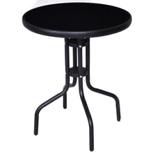 Load image into Gallery viewer, Gymax 3 Pcs Bistro Set Garden Backyard Table Folding Chairs Outdoor Patio Furniture
