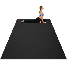 Load image into Gallery viewer, Gymax Large Yoga Mat 6&#39; x 4&#39; x 8 mm Thick Workout Mats for Home Gym Flooring Black/Purple/Blue
