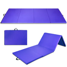 Load image into Gallery viewer, Gymax 4&#39;x10&#39;x2&#39;&#39; Folding Gymnastic Tumbling Mat Yoga Aerobics Gym Exercise Fitness Mat
