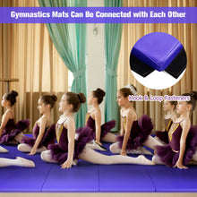 Load image into Gallery viewer, Gymax 4&#39;x10&#39;x2&#39;&#39; Folding Gymnastic Tumbling Mat Yoga Aerobics Gym Exercise Fitness Mat
