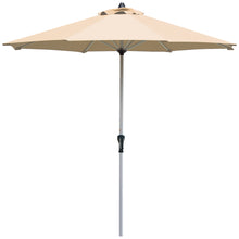 Load image into Gallery viewer, Gymax 9Ft Patio Outdoor Umbrella Market Table Umbrella w/ Crank 8 Ribs Beige
