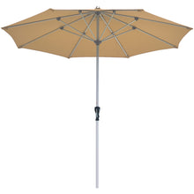 Load image into Gallery viewer, Gymax 9Ft Patio Outdoor Umbrella Market Table Umbrella w/ Crank 8 Ribs Beige
