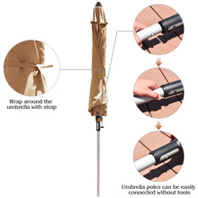 Load image into Gallery viewer, Gymax 9Ft Patio Outdoor Umbrella Market Table Umbrella w/ Crank 8 Ribs Beige
