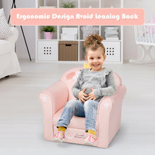 Load image into Gallery viewer, Gymax Kids Lamb Sofa Children Armrest Couch Upholstered Chair Toddler Furniture Gift
