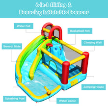 Load image into Gallery viewer, Gymax Inflatable Kids Water Slide Jumper Bounce House Splash Water Pool W/ 735W Blower
