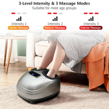 Load image into Gallery viewer, Gymax Foot Massager Shiatsu Deep Kneading Air Compression W/ Heat &amp; Timing

