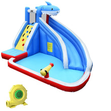 Load image into Gallery viewer, Gymax Inflatable Water Park Bounce House Slide Shark with/without Blower
