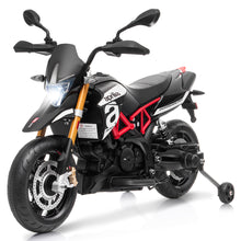 Load image into Gallery viewer, Gymax 12V Licensed Kids Ride On Motorcycle w/ Headlight Training Wheel Black/Red
