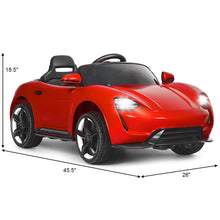 Load image into Gallery viewer, Gymax 12V Electric Kids Ride-on Car Vehicle w/ MP3 2.4G Remote Control Red
