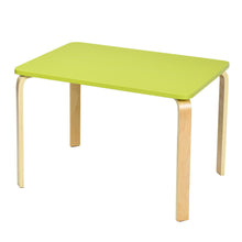 Load image into Gallery viewer, Gymax 3 Piece Kids Wooden Table and 2 Chairs Set Children Art Activity Desk Furniture
