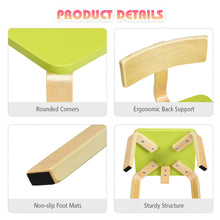 Load image into Gallery viewer, Gymax 3 Piece Kids Wooden Table and 2 Chairs Set Children Art Activity Desk Furniture
