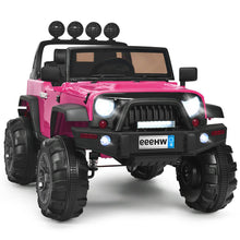 Load image into Gallery viewer, Gymax Electric Kids Ride On 12V Truck Car w/ MP3 Remote Control Pink
