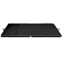 Load image into Gallery viewer, Gymax Foldable Gymnastics Exercise  Mat Tumbling Pad 4&#39; x 8&#39; w/ Carrying Handles Black
